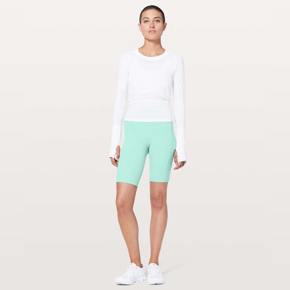 Lululemon High Rise On Pace Shorts Pockets Activewear Running Yoga Workout Gym - Picture 3 of 12